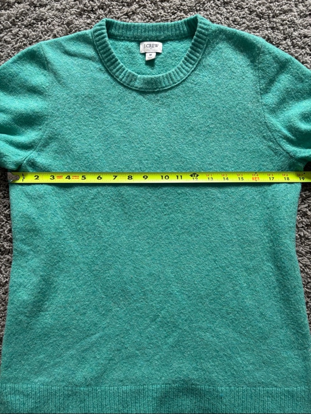 J. Crew Women's Crewneck Sweater in Teal Green - Picture 7 of 10
